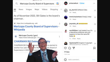 Fact Check: Bill Gates The Billionaire Is NOT On The Board Of Maricopa County