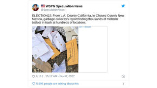 Fact Check: Pictures Of Thrown-Out Ballots Are NOT From 2022 -- They Were Reported In 2020
