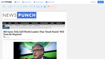 Fact Check: Bill Gates NOT At G-20 Meeting, Has NOT Said 'Death Panels' Will Soon Be Required