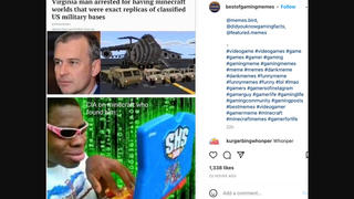 Fact Check: Image Does NOT Show Virginia Man Arrested For Minecraft Military Bases -- It's A Digitally Altered Meme 
