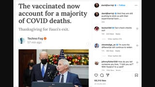 Fact Check: New COVID Death Data Does NOT Prove Vaccines Are 'Experimental Toxin' Causing 'A Majority Of COVID Deaths'