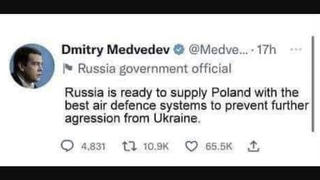 Fact Check: NO Evidence That Russian Ex-President Medvedev Offered To Supply Poland With 'The Best Air Defence Systems' In November 2022