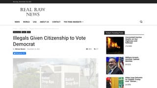 Fact Check: NO Evidence Illegal Immigrants Were Given Citizenship To Vote Democrat