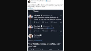 Fact Check: Apple CEO Tim Cook Did NOT Troll Elon Musk Over 'Free Speech' Jab