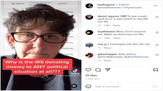 Fact Check: IRS Did NOT Donate To Katie Hobbs Campaign -- Government Agencies Can NOT Donate To Political Campaigns