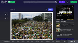 Fact Check: Photo Does NOT Show 1,000s Protesting Alleged Voter Fraud In Brazil's 2022 Presidential Elections