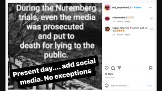 Fact Check: Media NOT 'Put To Death For Lying' At Nuremberg Trials -- Those Executed Were Convicted Of War Crimes Against Humanity
