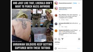Fact Check: These Photos Do NOT Show A 'Ukrainian Soldier' With A Swastika Tattoo Captured In November 2022 
