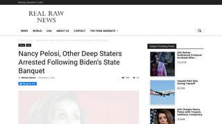 Fact Check: Nancy Pelosi, 'Other Deep Staters' Were NOT Arrested By US Military At Biden Banquet On December 1, 2022