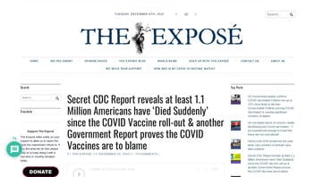 Fact Check: CDC Report Does NOT Reveal Over 1 Million Americans Have 'Died Suddenly' Since COVID Vaccine Roll-Out, Another Government Report Does NOT Prove Vaccines Are To Blame