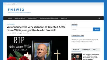 Fact Check: Bruce Willis Has NOT Passed Away As Of December 6, 2022