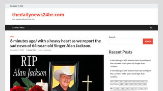 Fact Check: Country Singer Alan Jackson Has NOT Passed Away As Of December 7, 2022