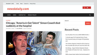 Fact Check: Simon Cowell Did NOT Die Suddenly At The Hospital