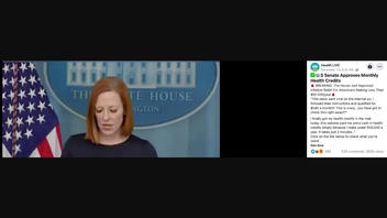 Fact Check: Jen Psaki Did NOT Announce 'Inflation Relief' In December 2022 For Americans Making Less Than $50,000