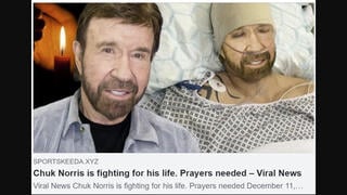 Fact Check: NO Evidence Chuck Norris Was 'Fighting For His Life' As Of December 13, 2022