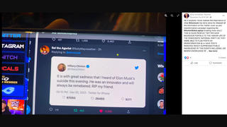 Fact Check: Hillary Clinton Did NOT Tweet About 'Elon Musk's Suicide' On December 2, 2022