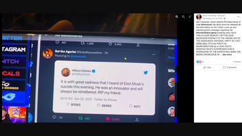 Fact Check: Hillary Clinton Did NOT Tweet About 'Elon Musk's Suicide' On December 2, 2022