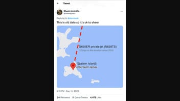 Fact Check: Image Does NOT Show Elon Musk Flew To 'Epstein Island'; Map Is Fake And There's No Place To Land