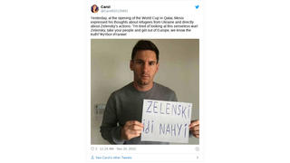 Fact Check: Leonel Messi Did NOT Direct Profanity Or Criticism At Ukraine's Zelenskyy In Instagram Post
