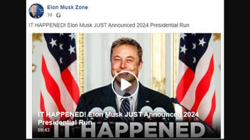 Fact Check: Elon Musk Did NOT Announce He Would Run For President, As Of December 24, 2022