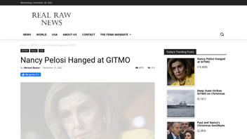 Fact Check: Nancy Pelosi Was NOT Hanged At GITMO