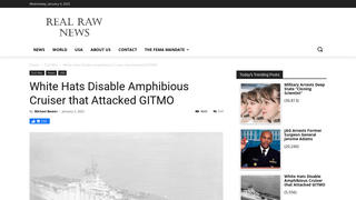 Fact Check: NO Evidence 'White Hats Disable Amphibious Cruiser That Attacked GITMO'