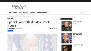 Fact Check: Special Forces Did NOT Raid Biden Beach House