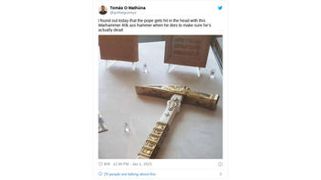 Fact Check: Deceased Pope Does NOT Get Hit In Head With Special Hammer To Make Sure He's Actually Dead