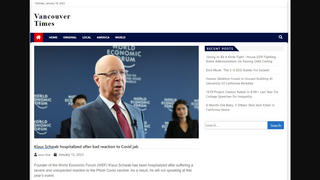 Fact Check: Klaus Schwab NOT Hospitalized After Vaccine Reaction, Did NOT 'Pull Out', Will Speak At Davos Event