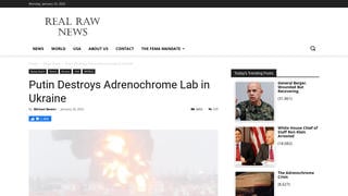 Fact Check: NO Evidence Russian Special Forces Destroy 'Adrenochrome Lab In Ukraine' As Of January 23, 2023