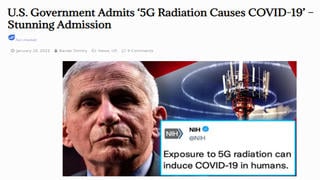 Fact Check: US Government Did NOT Say 5G Causes COVID-19 -- Link To Retracted Paper Is NO Endorsement