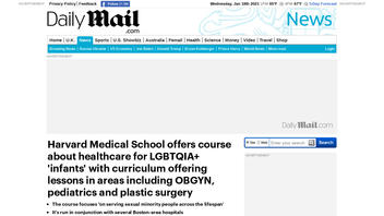 Fact Check: Medical Students At Harvard Are NOT Being Taught That Infants Can Identify As LGBTQIA+