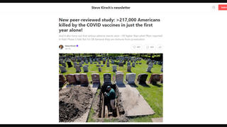 Fact Check: Peer-Reviewed Study Did NOT Find At Least 217,000 Americans Died From COVID Vaccines