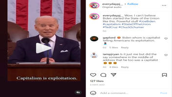 Fact Check: Biden Did NOT Say 'Capitalism Is Exploitation' -- It's Edited Quote From 2022 State Of The Union Address