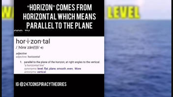 Fact Check: Definition Of Word 'Horizontal' Does NOT Prove Earth Is Flat