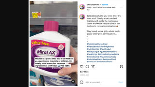Fact Check: MiraLAX Does NOT Contain Ethylene Glycol, The Active Ingredient In Antifreeze