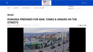 Fact Check: Video Does NOT Show HIMARS And Gepard Systems In Romania Heading To Moldova