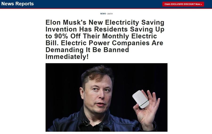 Fact Check Elon Musk Did NOT Invent EnergySaving Device That Will Cut