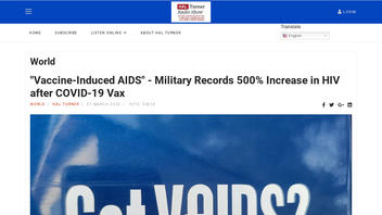 Fact Check: COVID Shots Do NOT Cause 'Vaccine-Induced AIDS,' Did Not Cause 500% Increase In HIV In US Military