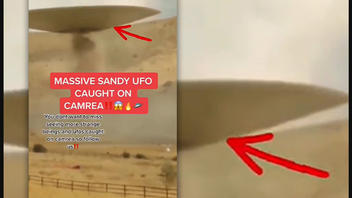 Fact Check: 'Sandy UFO' Was NOT Caught On Camera -- It's Special Effects From Movie 'Nope'