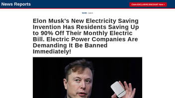 Fact Check: Elon Musk Did NOT Invent Energy-Saving Device That Will Cut Power Bills By 90%