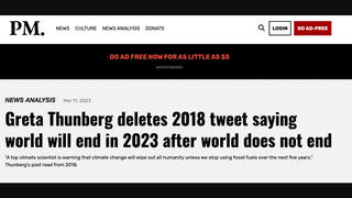 Fact Check: Greta Thunberg Did NOT Predict that 'World Will End In 2023'