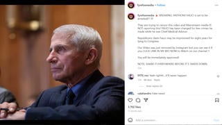 Fact Check: Fauci NOT 'Set To Be Arrested' For Lying To Congress -- It's A Followbait Scheme