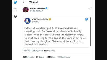 Fact Check: Nashville TV Station Did NOT Tweet That Father Vowed 'An End To Tolerance' of 'Trans Evil' After Covenant Shooting