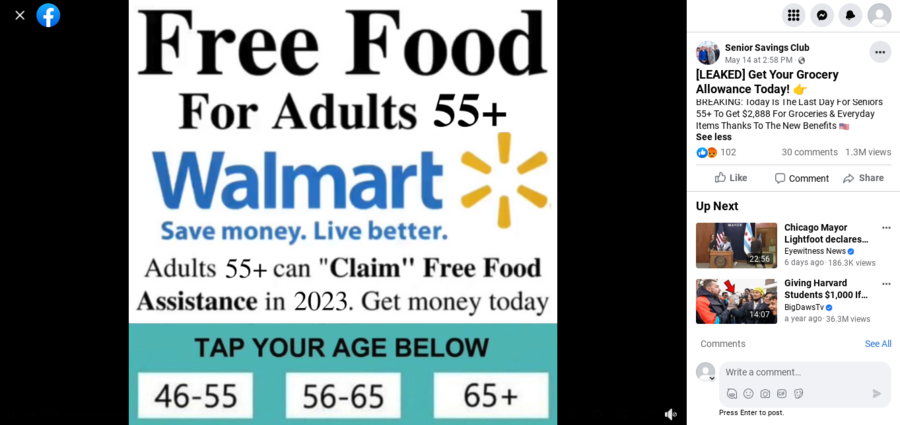 free food seniors Walmart FB post.png