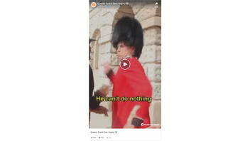 Fact Check: Members Of Queen's Guard Do NOT Attack Tourists In Video -- They're All Actors