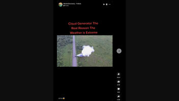 Fact Check: Video Does NOT Show 'Cloud Generator'