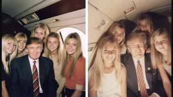 Fact Check: Trump, Epstein Photos With 'Underage' Women NOT Authentic -- They're AI Generated 