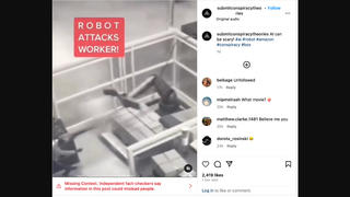 Fact Check: Robot Did NOT Attack Worker -- It's Sci-Fi CGI