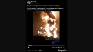 Fact Check: Video Does NOT Show Russian Attack On Ukraine's Ternopil on May 13, 2023